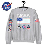 Sweat NASA Garçon avec le Drapeau des USA ∣ NASA SHOP FRANCE®