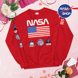 Sweat NASA Garçon Rouge Discount ∣ NASA SHOP FRANCE®