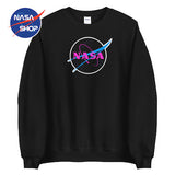 Sweat NASA Garçon worm Noir ∣ NASA SHOP FRANCE®