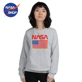 Sweat NASA Gris Femme avec Logo