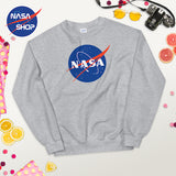 Sweat NASA Gris Meatball ∣ NASA SHOP FRANCE®