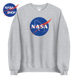 Sweat NASA Gris Officiel ∣ NASA SHOP FRANCE®