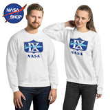 Sweat NASA Homme Blanc Gemini ∣ NASA SHOP FRANCE®