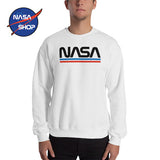 Sweat NASA Homme Blanc pas cher ∣ NASA SHOP FRANCE®