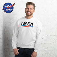 Sweat NASA Homme Blanc ∣ NASA SHOP FRANCE®