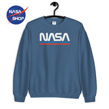 Sweat NASA Homme Bleu - Logo NASA ∣ NASA SHOP FRANCE®