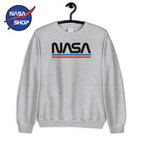 Sweat NASA Homme Gris - Logo NASA ∣ NASA SHOP FRANCE®