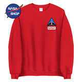 Sweat NASA Homme Rouge ∣ NASA SHOP FRANCE®