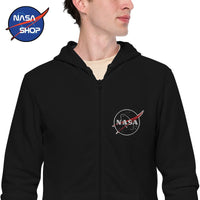 Sweat NASA Meatball Noir avec Zip