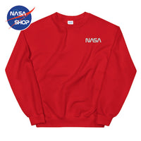 Pull NASA Femme Rouge 🌐