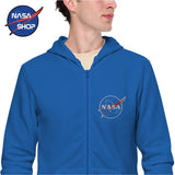 Sweat NASA avec Zip et logo Meatball Bleu Royal