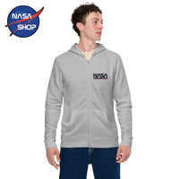 Sweat de la NASA avec Zippe et logo worm