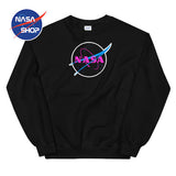 Sweat-shirt NASA noir femme ∣ NASA SHOP FRANCE®