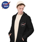 Sweat NASA avec Zip de la nasa avec broderie meatball