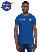 T Shirt NASA Bleu