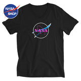 T-Shirt NASA Femme Noir - Logo Vintage ∣ NASA SHOP FRANCE®