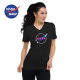 T-Shirt NASA Femme Noir Pas Cher ∣ NASA SHOP FRANCE®