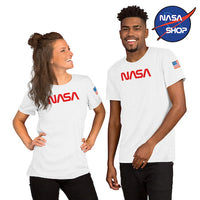 T Shirt NASA Logotype Worm ∣ NASA SHOP FRANCE®