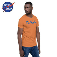 T Shirt NASA Orange - Logo NASA ∣ NASA SHOP FRANCE®