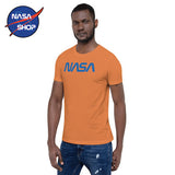 T Shirt NASA Orange - Logo Vintage ∣ NASA SHOP FRANCE®