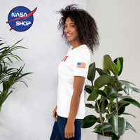 T Shirt NASA Worm Blanc ∣ NASA SHOP FRANCE®