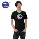 T Shirt STS NASA Noir