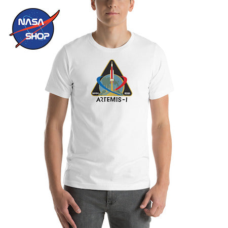 T Shirt Blanc Logo Artémis ∣ NASA SHOP France®