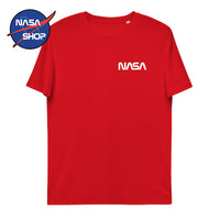 T Shirt NASA Femme Rouge Biologique 🇺🇸