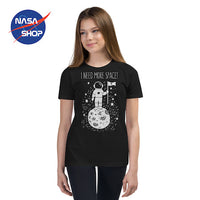 T Shirt NASA Fille Noir ∣ NASA SHOP FRANCE®