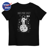 T Shirt NASA Noir Fille ∣ NASA SHOP FRANCE®
