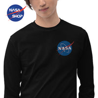 T Shirt NASA à manches longues noir / black ∣ NASA SHOP FRANCE®