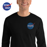 T Shirt noir NASA à manches longues ∣ NASA SHOP FRANCE®