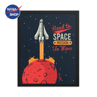 Tableau de l'espace mural - Mars - 40x50 ∣ NASA SHOP FRANCE®