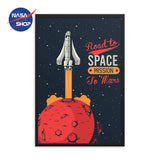 Tableau de l'espace mural - Mars - 60x90 ∣ NASA SHOP FRANCE®
