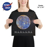 Tableau de mercure en 14 x 14 pouces ∣ NASA SHOP FRANCE®
