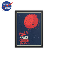 Tableau vintage de mars - 30x40 ∣ NASA SHOP FRANCE®