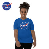 Tee Shirt NASA Fille Bleu Royal - NASA SHOP FRANCE®