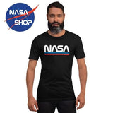 Tee-Shirt NASA pour Homme Noir de qualité supérieur avec la livraison gratuite partout en Europe