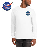 T Shirt à manche longue NASA Blanc ∣ NASA SHOP FRANCE®