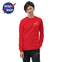 T Shirt à manches longues de la NASA Rouge ∣ NASA SHOP FRANCE®
