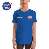 T Shirt NASA Enfant Bleu ∣ NASA SHOP FRANCE®