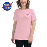 T Shirt NASA Femme - ROSE ∣ NASA SHOP FRANCE®