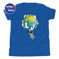 T Shirt NASA Garçon bleu ∣ NASA SHOP FRANCE®