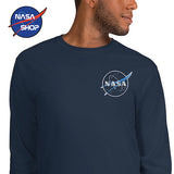 T Shirt NASA à manche longues bleu ∣ NASA SHOP FRANCE®