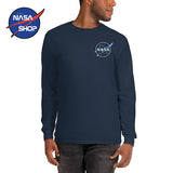 T Shirt NASA à manches longues marine ∣ NASA SHOP FRANCE®
