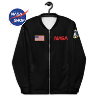 Veste NASA Noir - Drapeau USA ∣ NASA SHOP FRANCE®