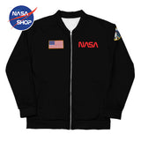 Veste NASA Noir avec Logo Worm ∣ NASA SHOP FRANCE®