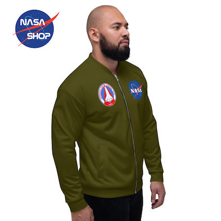 Veste Bombardier Couleur Kaki de la NASA ∣ NASA SHOP FRANCE®