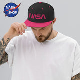 Casquette Snapback NASA Logo Worm ∣ NASA SHOP FRANCE®
