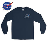 NASA - T Shirt à manche longue Bleu ∣ NASA SHOP FRANCE®